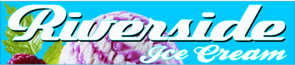 riverside icecream sign