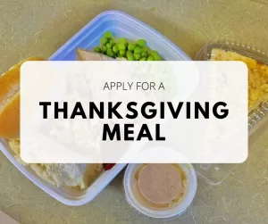 Apply For A Thanksgiving Meal