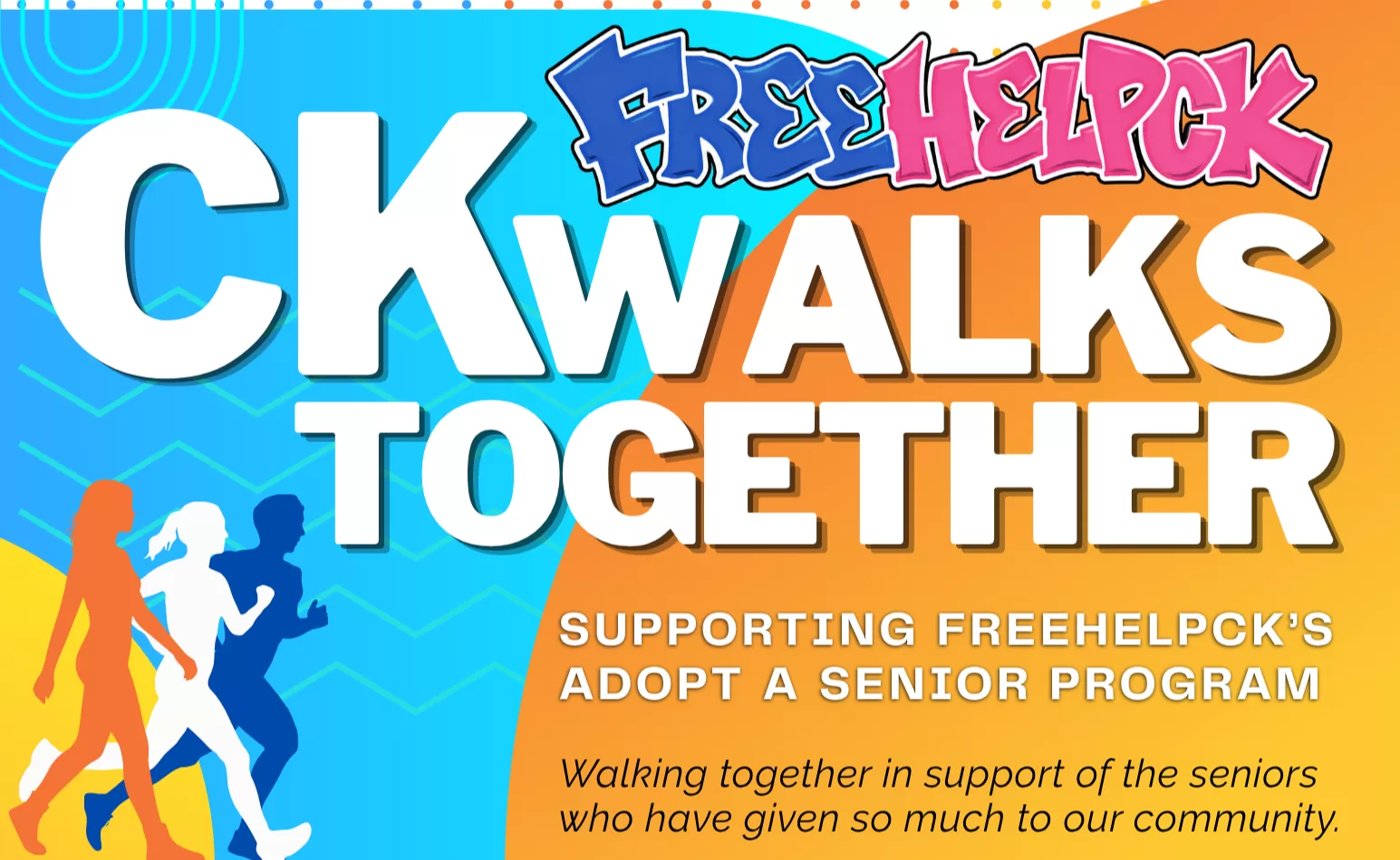 5k run & walk flyer