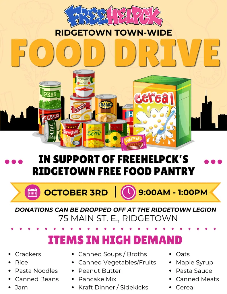 Ridgetown food drive