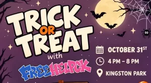Trick or Treat with FreeHelpCK at Pumpkin House!