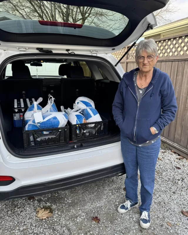 Thank you Margaret Martin for your generous donation of 8 turkeys for our Adopt A Senior Christmas dinner, what a truly incredible gift you’ve blessed us with today ☺️