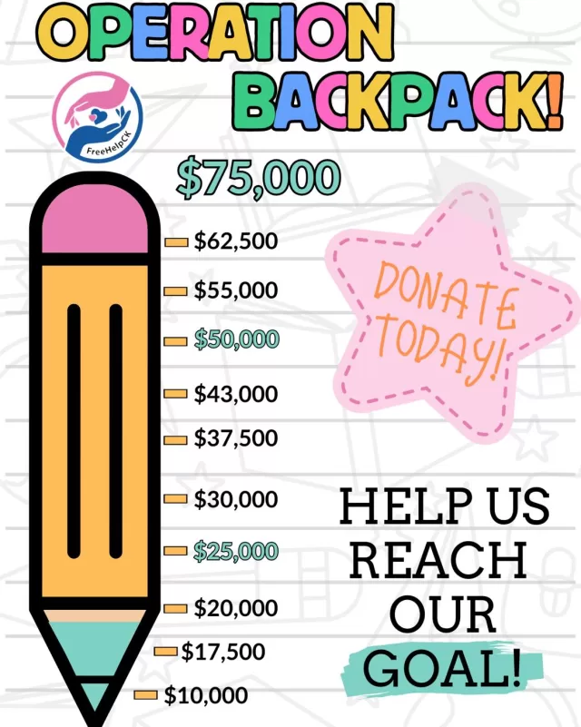 Every child deserves to start the school year feeling prepared and confident✨
Operation Backpack is in full swing 🎒 and thanks to the incredible generosity of our community, we’re already approaching $20,000 raised💛
Last year, we were proud to support 1,804 students with new backpacks and essential school supplies 📚 and this year, with the rising cost of living, we anticipate assisting 3,000 students.
On average, a filled backpack costs about $50.00, consider sponsoring one today and receive a charitable tax receipt—your support can truly change a student’s year🎓. Let’s make sure no student starts school at a disadvantage this September!
📬 Ways you make a financial donation:
- Cheque: FreeHelpCK, 35 Oxley Dr., Chatham
- E-Transfer: freehelpck@gmail.com
- Online: freehelpck.ca/donate
Together, let’s reach the finish line, one backpack at a time 🎒❤️
#OperationBackpack #FreeHelpCK #CKCommunity #BackToSchool #DonateToday