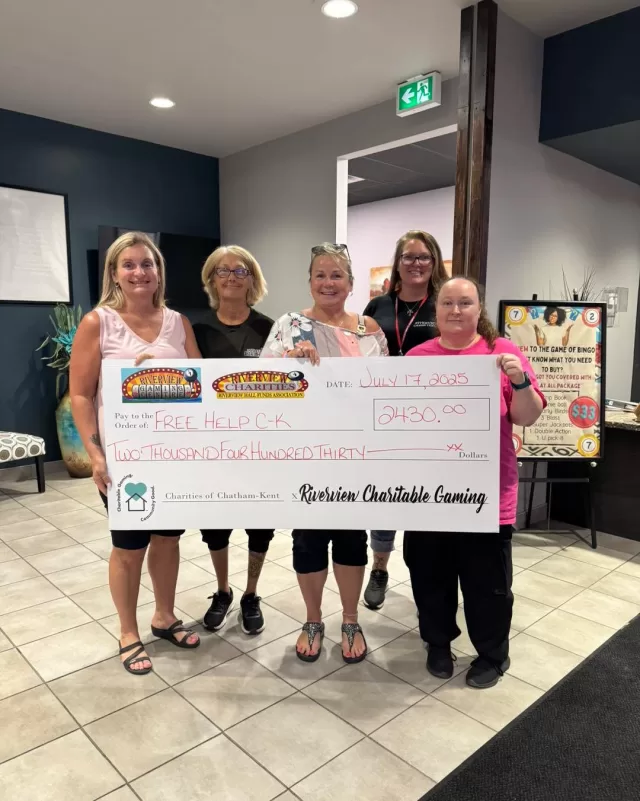 A delightful thank you to riverviewgamingcentre for their incredibly generous donation of $2,430 to our Operation Backpack Program 🎒!
Your support is helping us ensure that thousands of local kids head back to school with the supplies they need to succeed. We are so grateful for your commitment to our community and for being part of this important mission💙📚