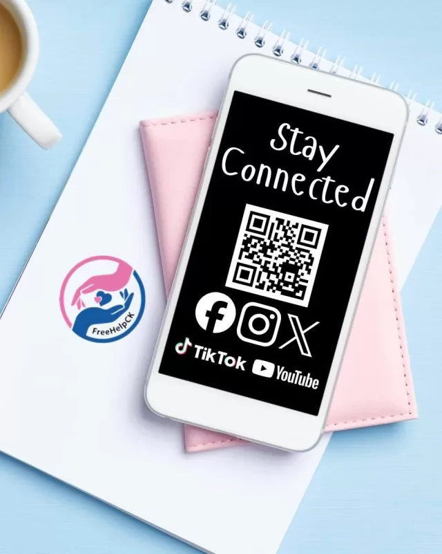Stay connected with FreeHelpCK✨

See all the exciting things we’re doing in our community. Follow us on Facebook, Instagram, TikTok, X, and YouTube to stay up to date with our programs, events, and impact.

📲 Scan the QR code to visit our website: freehelpck.ca