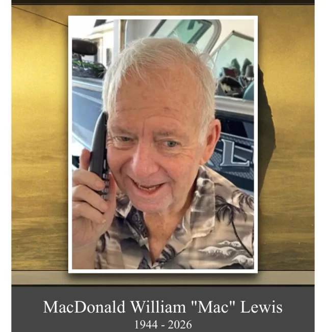 Loving Memory of MacDonald William “Mac” Lewis

With grateful hearts, we extend our deepest thanks to everyone who has donated in loving memory of MacDonald William “Mac” Lewis.

Your generosity is a beautiful tribute to a life that clearly touched many. Through your kindness, Mac’s legacy will continue to live on by bringing comfort, nourishment, and hope to those in need within our community.

To Mac’s family and friends, please accept our sincere condolences. We pray you feel God’s gentle presence surrounding you during this time of sorrow, and that the love shared, memories held, and impact Mac made bring you peace and strength in the days ahead.

“Blessed are those who mourn, for they shall be comforted.”
— Matthew 5:4

May each act of giving in Mac’s name be a reminder that love never ends and that a life lived with meaning continues to shine through the lives it has touched.

With sympathy, gratitude, and prayers,
FreeHelpCK 🙏