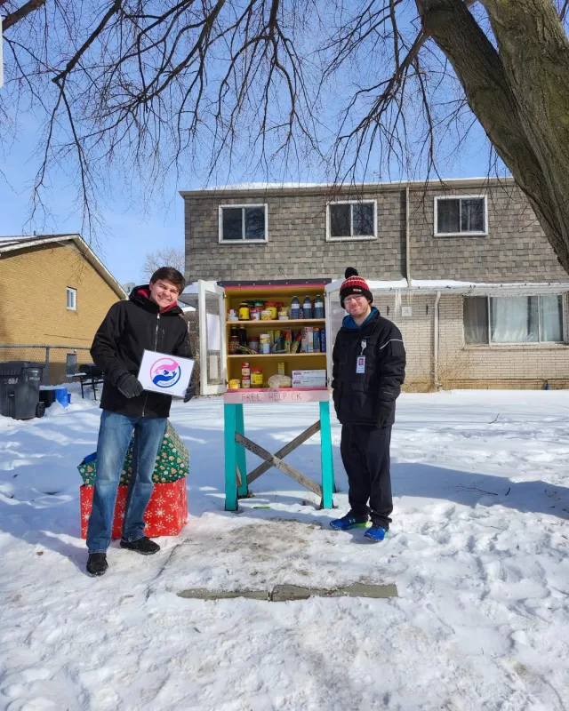 Thank you so much to Tyler, Owen, Mary Ann, and Kim for helping fill our FreeHelpCK Free Food Pantries. Your generosity and willingness to step up for our community especially in this cold weather🥶helps ensure that individuals and families have access to food when they need it most🥫❤️

Small acts of kindness like this make a big difference, and they truly add up. It truly takes a village to create this kind of impact, and we’re so grateful to have such a caring and compassionate team that help make that possible✨🥰

Chatham
📍15 Orchard Height
📍BME Freedom Park
📍805 Grand ave W

📍Ridgetown 
location at Legion with a small fridge 
#TogetherWeCan #freehelpck #MakingADifference #ckcomingtogether #freefoodpantries