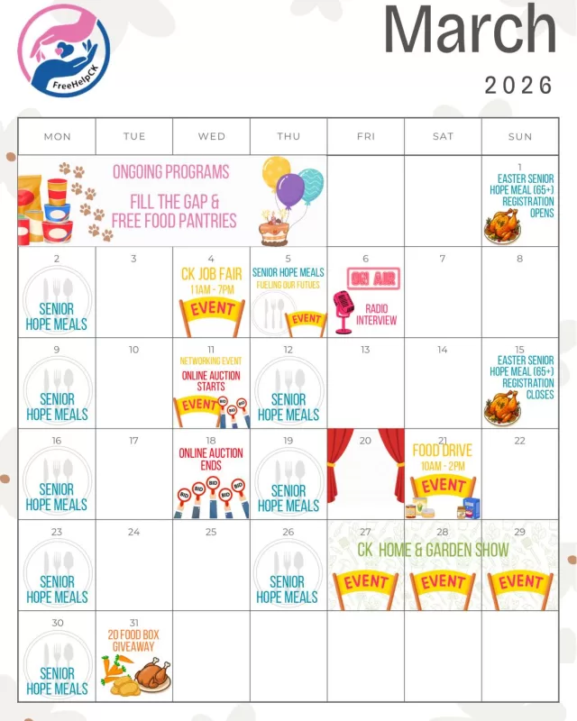 March is an exciting month filled with networking opportunities! 🤝✨

Join us tomorrow at the John D. Bradley Centre for the CK Job Fair from 11AM – 7 PM!

Whether you’re looking for new opportunities, exploring career options, or making connections, this is a great place to start.

Have questions about an event you see on the calendar? Drop them in the comments below👇