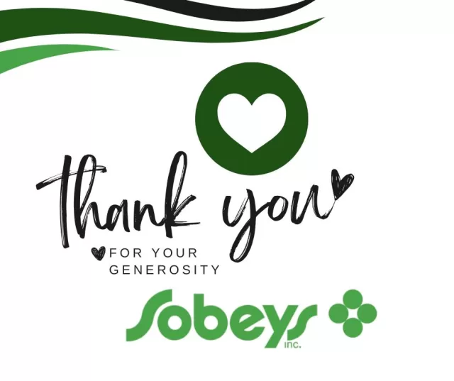 We are incredibly grateful to Sobeys Chatham for being such wonderful supporters of our organization. Your generosity and continued kindness mean more to us than words can truly express.

Because of caring local businesses like you, charities in our community are able to continue reaching those who need it most. Your support helps us extend compassion, hope, and practical help to so many people.

Our organization truly wouldn’t be able to thrive without partners like you. Thank you for believing in our mission and for standing alongside us as we serve our community💚