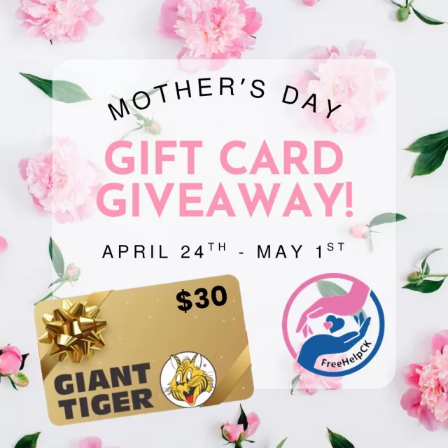 GIVEAWAY 🎉🎉

In honour of Mother’s Day, we’re giving away a $30 Giant Tiger gift card from April 24th to May 1st 💐

How to enter ✨
Tell us in the comments what you love most about the motherly figure in your life 💗

🏆 The winner will be announced May 1st at 6PM. Good luck everyone!

#MothersDay #Giveaway #ChathamKent #CommunityLove #FreeHelpCK