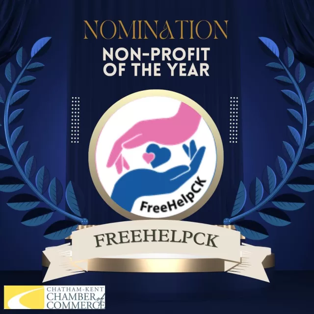 We are beyond honoured and incredibly grateful to share that FreeHelpCK has been nominated for Non-Profit of the Year🏆

To our community, thank you. Thank you for believing in what we do, supporting our programs, volunteering your time, donating when you can, sharing our posts, and standing beside us every step of the way.

This nomination is not just about FreeHelpCK. It represents every senior we’ve delivered meals to, every student who received a backpack, every family supported through difficult times, and every act of kindness that continues to remind us why community matters.

FreeHelpCK would not exist without the compassion and generosity of Chatham-Kent and the surrounding communities. We are so proud of what we’ve accomplished together and excited to continue making a difference side by side.

From the bottom of our hearts, thank you for this incredible honour🙏🏻🥰❤️

#FreeHelpCK #CommunityStrong #NonProfitOfTheYear #ChathamKent