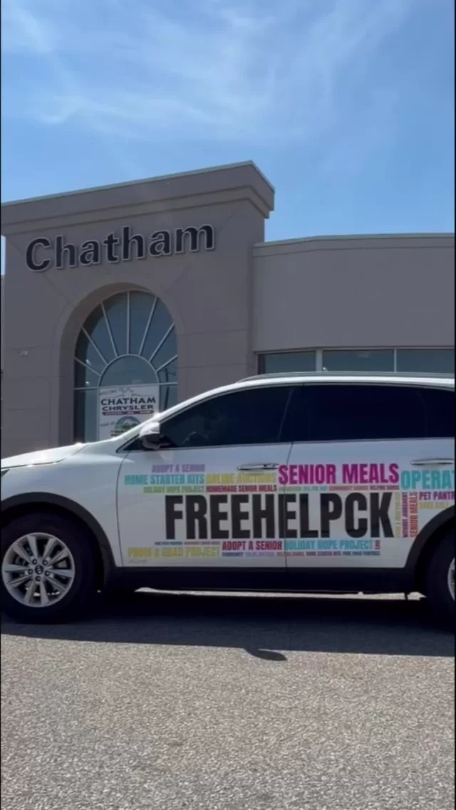 What an incredible milestone for FreeHelpCK! 💙🚚

FreeHelpCK has come a long way since we began, and today we are celebrating a huge step forward for our organization.

We are excited and grateful to have received our first truck to help support the many programs and services we provide throughout Chatham-Kent. A heartfelt thank you to Chatham Chrysler for helping make this possible.

This truck will play an important role in keeping our 10 community programs running smoothly, including delivering Senior Hope Meals, supporting Harvest to Home, stocking our Free Food Pantries, transporting Operation Backpack supplies, and so much more.

Having reliable transportation allows us to serve more people, respond faster to community needs, and continue growing our programs as demand increases. Most importantly, it helps ensure that no one is forgotten.

To every donor, volunteer, sponsor, partner, and supporter who has believed in our mission over the years—thank you. This truck represents more than transportation; it represents hope, community, and what can be accomplished when people come together to help one another.

Together, we are making a difference every day❤️
#FreeHelpCK #CommunityStrong #ChathamKent #MakingADifference #CompassionInAction #HopeForEveryHeart