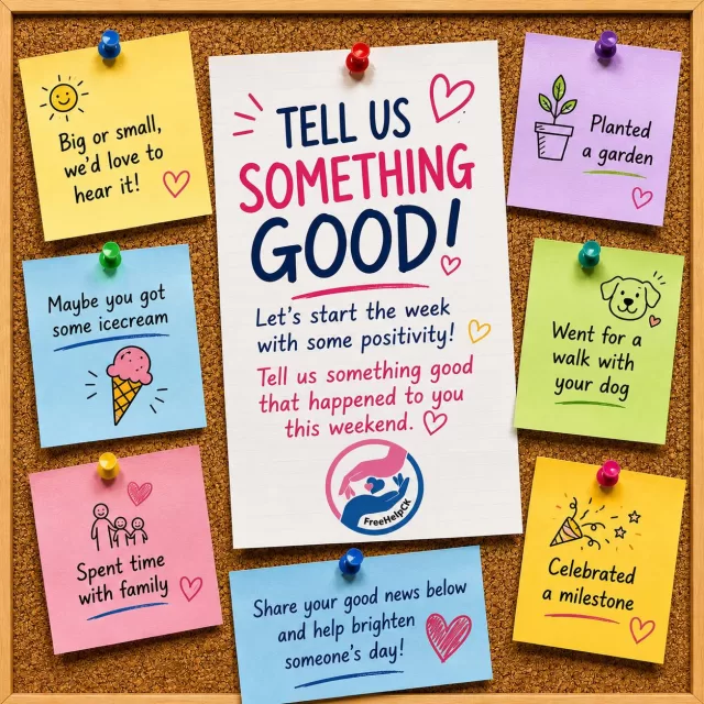 Let's start the week with some positivity! ❤️

Tell us something good that happened to you this weekend! ☀️

Maybe you:
🍦 Got some ice cream
🌻 Planted a garden
🐶 Went for a walk with your dog
👨‍👩‍👧‍👦 Spent time with family
🎉 Celebrated a milestone

Or maybe something completely different made you smile!

Share your good news in the comments below and help brighten someone's day. We can't wait to read all the positive things happening throughout our community! ✨