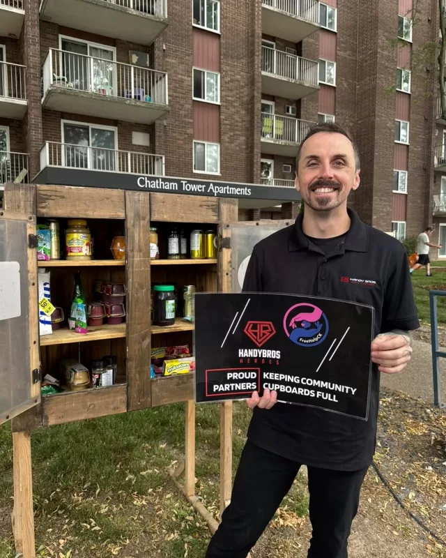 🌧️☀️ Rain or shine, our FreeHelpCK Free Food Pantries are being filled!

A huge thank you to Sobeys for their continued generosity and support. Thanks to their partnership, we’re able to keep our pantries stocked with a variety of food and hygiene products for individuals and families throughout our community.

Your ongoing commitment helps ensure that anyone facing a difficult time has access to essential items when they need them most💚

“Share with the Lord’s people who are in need.” 
— Romans 12:13 📖

#FreeHelpCK #CommunityHelpingCommunity #FoodPantry #ChathamKent #MakingADifference