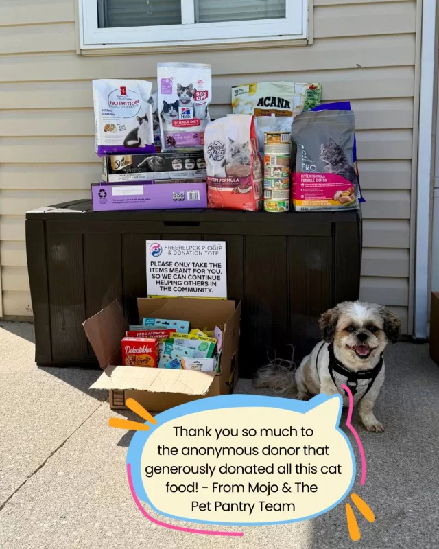 Sometimes, the community shows up exactly when it’s needed most🐱🐾

This week, our Pet Pantry shelves were completely out of cat food. We were worried about how we would meet the growing need from families struggling to feed their furry friends.

Then, an anonymous donor arrived with this incredible donation🥰

We are truly overwhelmed by this act of kindness. Thanks to your generosity, countless cats in our community will have full bowls, and families facing difficult circumstances will receive the assistance they need in such difficult times.

To the anonymous donor: please know that your gift will make a real difference. You didn’t just donate cat food, you provided peace of mind, comfort, and support to pet owners who love their animals but need a helping hand.

From all of us at FreeHelpCK, the Pet Pantry Team, and the families who will benefit from your generosity, thank you. We are so grateful❤️

“A generous person will prosper; whoever refreshes others will be refreshed.” — Proverbs 11:25 📖

#FreeHelpCK #PetPantry #CommunityHelpingCommunity
