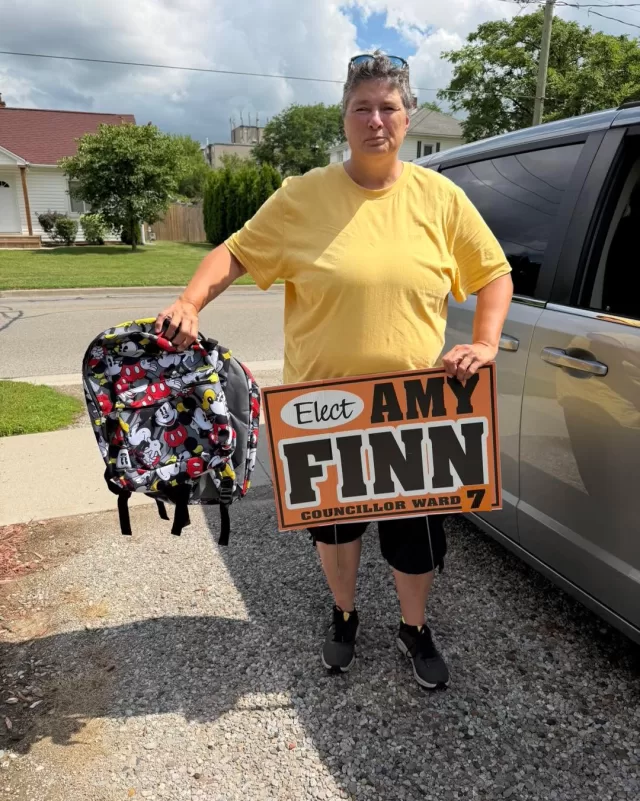 Thank you to Ward 7 council candidate Amy Finn for making a second drop-off of backpacks for our Operation Backpack program!🎒✨

We are incredibly grateful for your continued support and generosity. Community leaders and residents coming together to support local students is what makes initiatives like this possible!

Thank you for helping ensure children in our community head back to school with the supplies they need to succeed! ✏️✨ 

#OperationBackpack #CommunityHelpingCommunity #ChathamKent