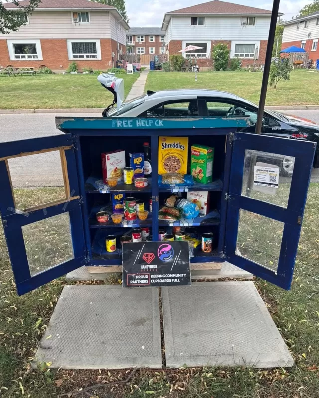It takes a community to care for a community🙏🏻✨

Thanks to Handy Bros. Home Comfort for generously volunteering their time to fill our FreeHelpCK Free Food Pantries with food provided by FreeHelpCK🍞🥫 

Thanks to their help, the following pantries have been freshly stocked and are ready for anyone who may need a little extra support:

📍 15 Orchard Heights
📍 Tepperman’s
📍 BME Freedom Park
📍 805 Grand Ave. W.

To many, these are simply food pantries. But to someone facing a difficult season, they can be a source of relief, hope, and the reassurance that their community cares. 

Thank you, Handy Bros., for being part of that hope. Your kindness and willingness to serve help ensure that no one has to face hardship alone.

“And do not forget to do good and to share with others, for with such sacrifices God is pleased.” — Hebrews 13:16 🙏🏻

#FreeHelpCK #CommunityHelpingCommunity #ChathamKent #KindnessInAction #FreeFoodPantry