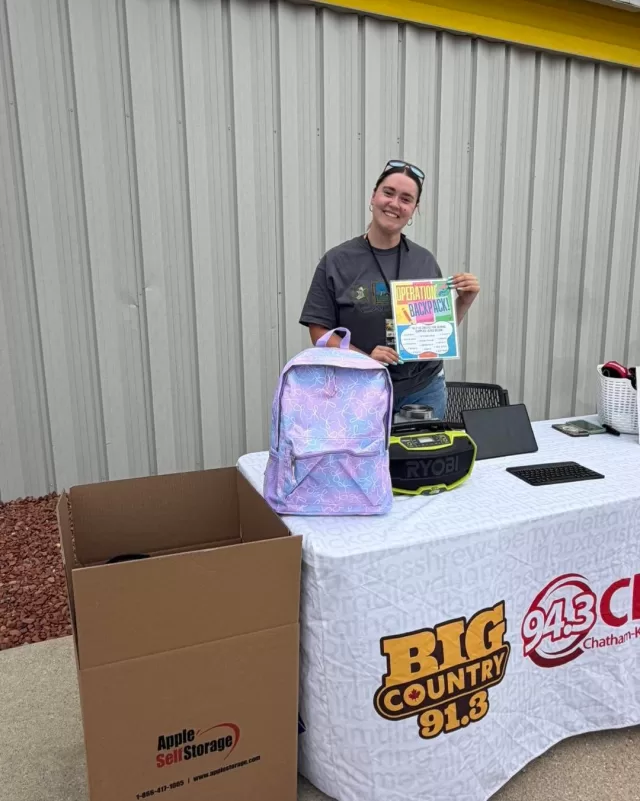 Thank you so much to the Chatham Leon's and to everyone who stopped by today to support Operation Backpack!🎒 

Whether you dropped off a backpack, donated school supplies, or made a monetary contribution, please know how much your generosity means📚✏️ Every donation brings us one step closer to ensuring local children head back to school with the tools they need to start the year with confidence💛

We are incredibly grateful for the kindness and support our community continues to show. Thank you for helping us make a difference in the lives of children across Chatham-Kent✨
