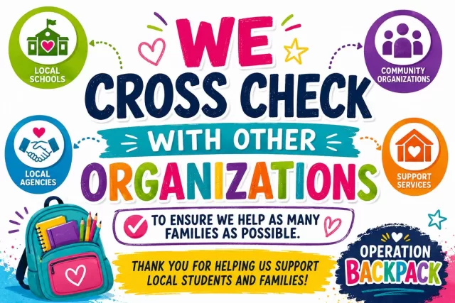 🎒 A Friendly Operation Backpack Reminder

To help ensure we can support as many local children and families as possible, FreeHelpCK cross-checks applications with other organizations providing back-to-school assistance.

If you have already received a backpack or have been confirmed to receive one through another organization, your FreeHelpCK application will be placed on a waiting list.

This allows us to give priority to children who have not yet received support and helps us stretch our resources to reach as many families as possible. ❤️

Thank you for your understanding and for helping us make Operation Backpack fair and accessible for everyone in our community.