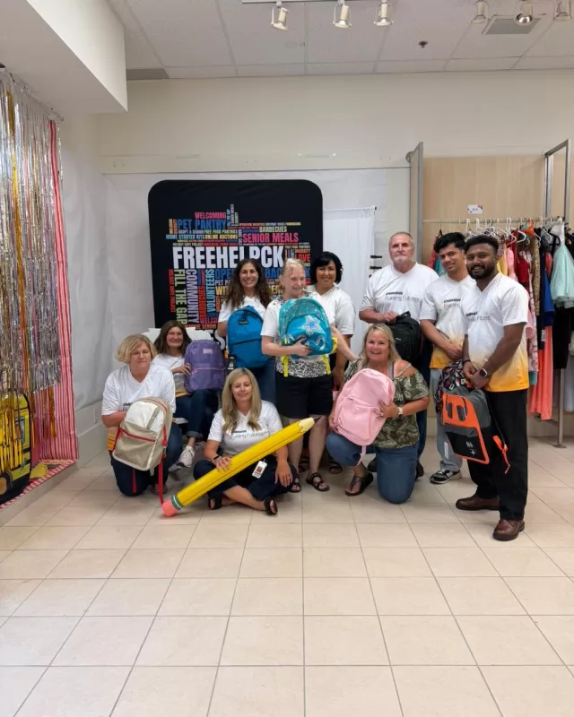 We truly cannot put into words how thankful we are for the Enbridge Fueling Futures team who came out today to lend a helping hand with Operation Backpack! 🎒❤️

Thanks to their incredible support, along with our amazing additional volunteers, we were able to organize and pack 695 backpacks today! That is 695 backpacks ready to help local children head back to school feeling prepared and excited for the year ahead. ✏️📚

Our volunteers also helped us set up for our Chatham pickup day next week, where children will have the opportunity to come in and choose a backpack they love. 🫶

There is so much work that happens behind the scenes to make Operation Backpack possible, and days like today remind us just how fortunate we are to have people willing to give their time and energy to help.

Thank you, Enbridge Fueling Futures, and every volunteer who joined us today. Your tremendous support means more than we could ever say!💛
#FreeHelpCK #ChathamKent #OperationBackpack #BackToSchool #FuelingFutures #Enbridge