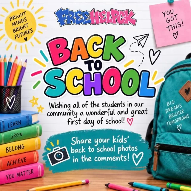 SHOW US THOSE BACK-TO-SCHOOL SMILES! 📸😁

After sending 4,027 backpacks out into our community through FreeHelpCK’s Operation Backpack program, we’ve been waiting for this day! 🥹🎒

Whether it’s their very first day of JK or they’re heading into their final year of high school, we want to see those first-day photos! 🍎✏️

👇 Drop your back-to-school pictures in the comments and help us fill this post with the smiling faces of CK students!