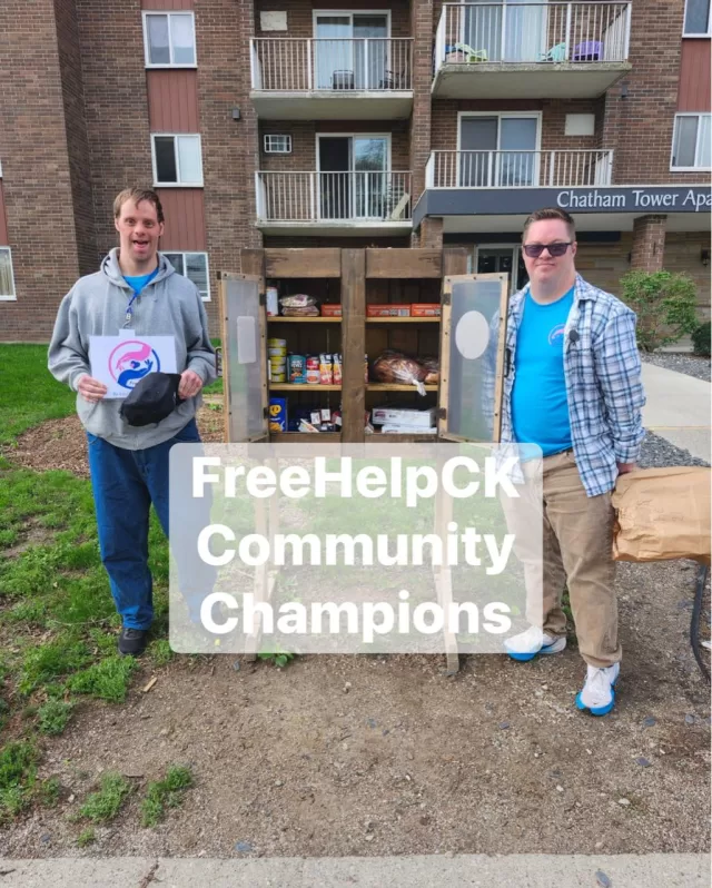 Our 805 Grand Ave. Free Food Pantry is stocked and ready! 🥫💛

A big thank you to Brandon and Quinn for taking the time to fill the pantry, and to the VanLeeuwen family for their generous donation of food to help keep it stocked.

Every donation and every helping hand makes a difference in keeping our Free Food Pantries available for those in our community who may need a little extra support. We’re so grateful to have such wonderful people helping us along the way! 🤝