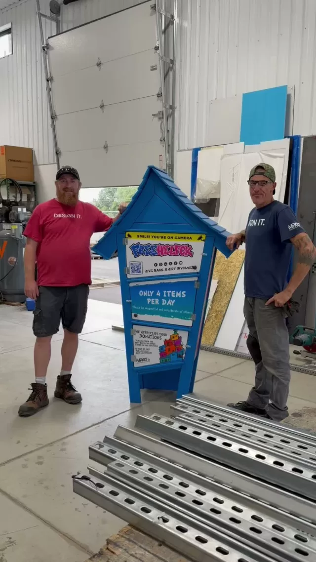 Another beautiful pantry ready to serve our community💙

A heartfelt thank you to the incredible team at Impact Graphics & Signs for generously taking the time to give our newest FreeHelpCK Free Food Pantry a fresh new look.

Support like this means so much to us. Every person and business who lends a hand helps us continue creating places where our neighbours can turn when they need a little extra support. We’re so grateful to have amazing community partners who continue to stand behind what we do. 🥹

Our newest pantry is officially finished, and we’re now working on getting it to its new home at CSN Tilbury located at 151 Queen St.,Tilbury.

👀 Stay tuned… it’ll be arriving soon!