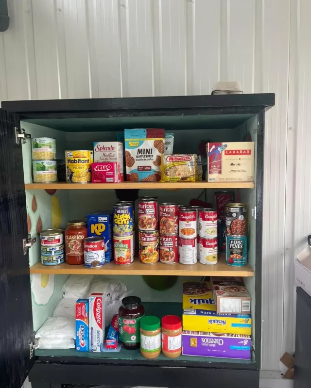 Our Ridgetown Free Food Pantry has been busy this week!❤️

The pantry was filled on Monday, Wednesday and again today, helping make sure food continues to be available for individuals and families in the Ridgetown community.

A huge thank you to everyone who donates, volunteers and helps us keep our pantries stocked week after week. Every fill is made possible because of the generosity of our community🥫🍞

✨ A friendly reminder to please ONLY take 4 items per household so we can help as many neighbours as possible.