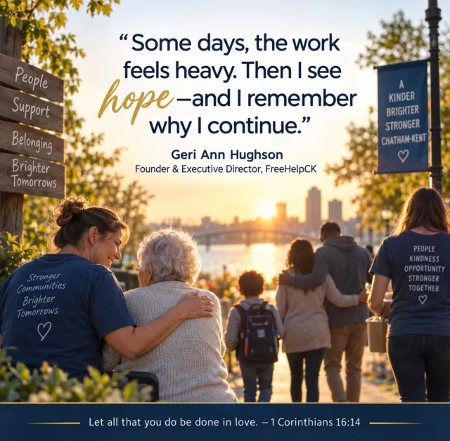 Some days, leading a charity feels heavy. There are long hours, difficult decisions and moments when I wonder how we will meet every need.

Then I see a senior smile, a child proudly receive a backpack or a struggling family realize they have not been forgotten—and I remember why God placed this work on my heart.

FreeHelpCK is much more than an organization to me. It represents years of faith, sacrifice, determination and love for my community. I truly believe hope is created through simple acts of kindness: a warm meal, nutritious food, essential supplies or simply taking the time to tell someone, “You matter.”

I could never do this alone. I am deeply grateful for our volunteers, donors and community partners who continue to believe in this mission and stand beside me.

Together, we are being the hands and feet of Jesus—building a kinder and more compassionate community, one person, one family and one act of love at a time.

“Let all that you do be done in love.” — 1 Corinthians 16:14

#FreeHelpCK #NonprofitLeadership #CommunityImpact #FaithInAction #KindnessMatters #WomenInLeadership