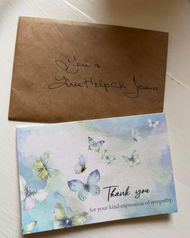 Sometimes the simplest gestures mean the most✨

We received this beautiful thank-you card, and it truly made our day. Knowing that the work we do has made a difference for someone in our community is the greatest thank you we could ever receive 🥹

Thank you for taking the time to share such kind words with our team. It means more than you know🌷