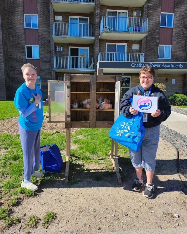 Yesterday, Susan and Nicole were hard at work stocking our FreeHelpCK Free Food Pantry🥫

A big thank you to these two for taking the time to make sure the pantry was filled and ready for those who may need a little extra support. We appreciate you! 🙌

📍 805 Grand Ave. W, Chatham