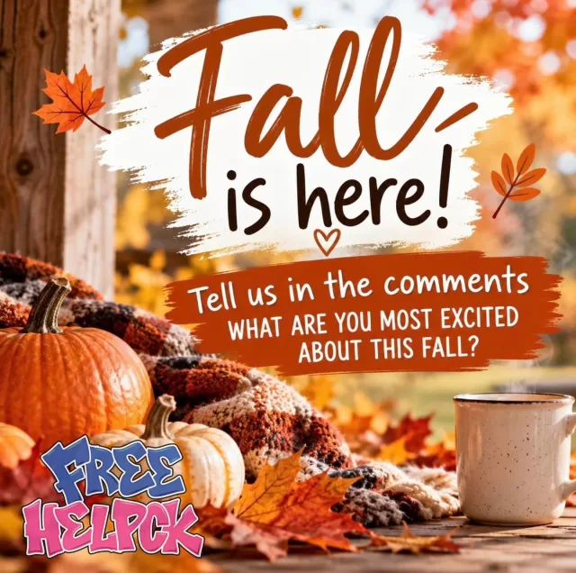 🍂 Fall is officially here! 🍁

Tell us in the comments, what are you most excited about this fall? 🎃☕🍎

Cozy sweaters, changing leaves, pumpkin everything, fall activities… we want to hear yours! 👇
