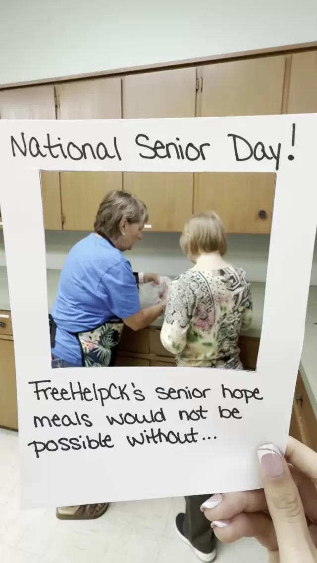 Today is National Seniors Day ❤️

Over the years, we’ve had the opportunity to meet and get to know so many wonderful seniors throughout our community, and we feel very lucky to have them as part of the FreeHelpCK family.

Twice a week, on Mondays and Thursdays, we deliver our Senior Hope Meals. 🍽️ What started as a way to make sure seniors had a homemade meal has become so much more. We look forward to seeing their friendly faces, hearing how their week is going, sharing a quick laugh at the door and sometimes just staying for an extra minute to chat.

Our seniors probably don’t realize it, but those little moments mean just as much to us as we hope they mean to them✨

The same goes for our Adopt A Senior program. 🎄 Being able to make someone feel remembered and cared about, especially around the holidays, is something we will never take for granted.

To all of the seniors we serve, thank you for letting us into your lives and for trusting us to be there for you. And to all of the seniors in our community, we hope you know how important you are and how much you still have to give, teach and share with the generations around you.

We also couldn’t let today pass without thanking our incredible volunteers. 🫶 You’re the ones knocking on the doors, carrying the meals, taking the time to have those conversations and making sure our seniors know someone cares🙏🏻

Happy National Seniors Day from all of us at FreeHelpCK! 💕 

#FreeHelpCK #NationalSeniorDay #SeniorHopeMeals #AdoptASenior #SupportingSeniors