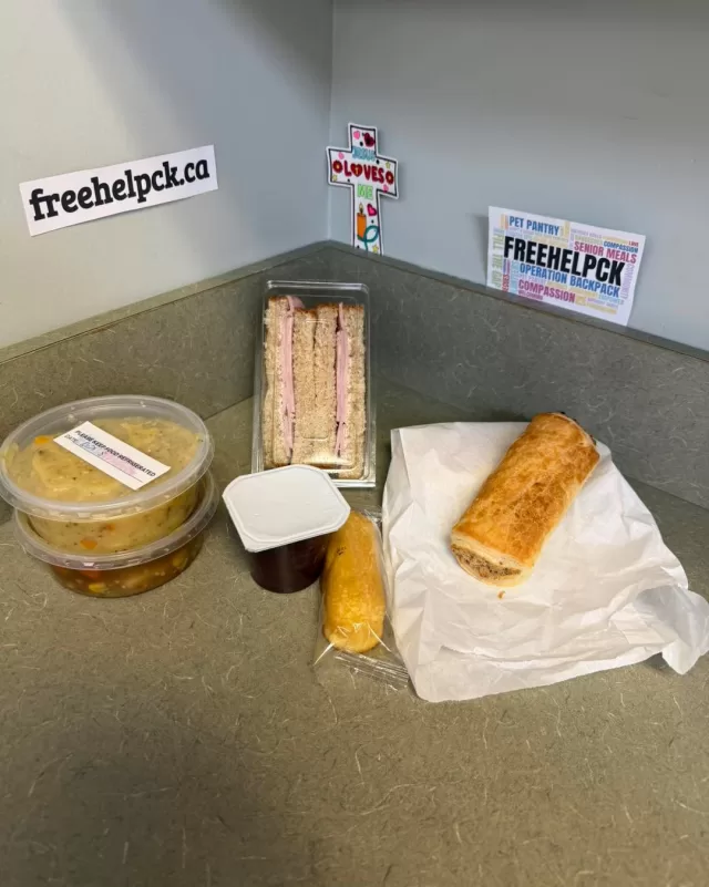 🍲 On the Menu for Today’s Senior Hope Meals! 💛
Today's meals are packed with delicious, comforting food for our seniors to enjoy!

🥦 Cream of Broccoli & Cheese Soup
🥘 Beef Stew
🥐 Sausage Roll
🥪 Ham & Cheese Sandwich
🍮 Pudding & Dessert

A little homemade comfort and kindness delivered with every meal!

A huge thank you to our wonderful volunteers who help make these meals possible each week💛

📖 Hebrews 6:10
“God is not unjust; he will not forget your work and the love you have shown him as you have helped his people and continue to help them.”

#FreeHelpCK #SeniorHopeMeals #ChathamKent #SupportingOurSeniors #MadeWithLove