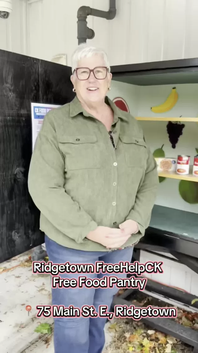 🥫🎥 Let’s talk about the Ridgetown Free Food Pantry!

We sat down with Kim to chat about the pantry, the difference it’s making in Ridgetown, and how this resource is helping local individuals and families facing food insecurity.

Take a few minutes to hear what Kim had to share! ❤️

#FreeHelpCK #Ridgetown #FreeFoodPantry #ChathamKent