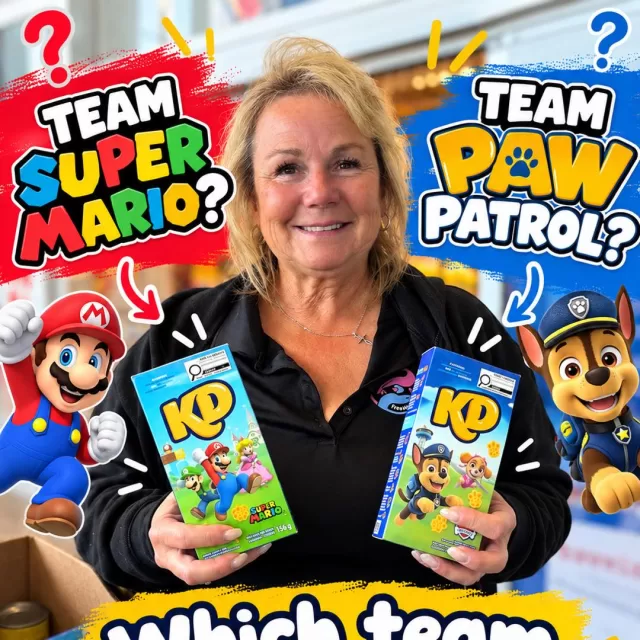 Are you TEAM SUPER MARIO 🍄 or TEAM PAW PATROL 🐾?

👇 Tell us in the comments, which of the two options is your favourite!